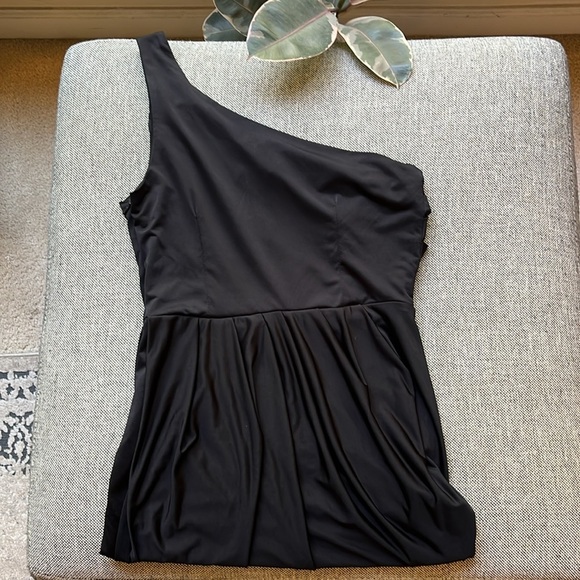 ✨ Y2K One Shoulder Embellished Mini Handkerchief Dress, Circa 2008 Size: M - Picture 4 of 17